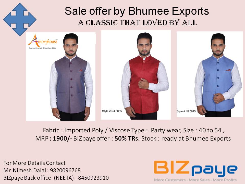 Party Wear Jacket for Men